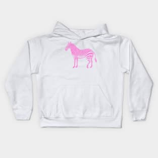 Pink Zebra Kids Hoodie